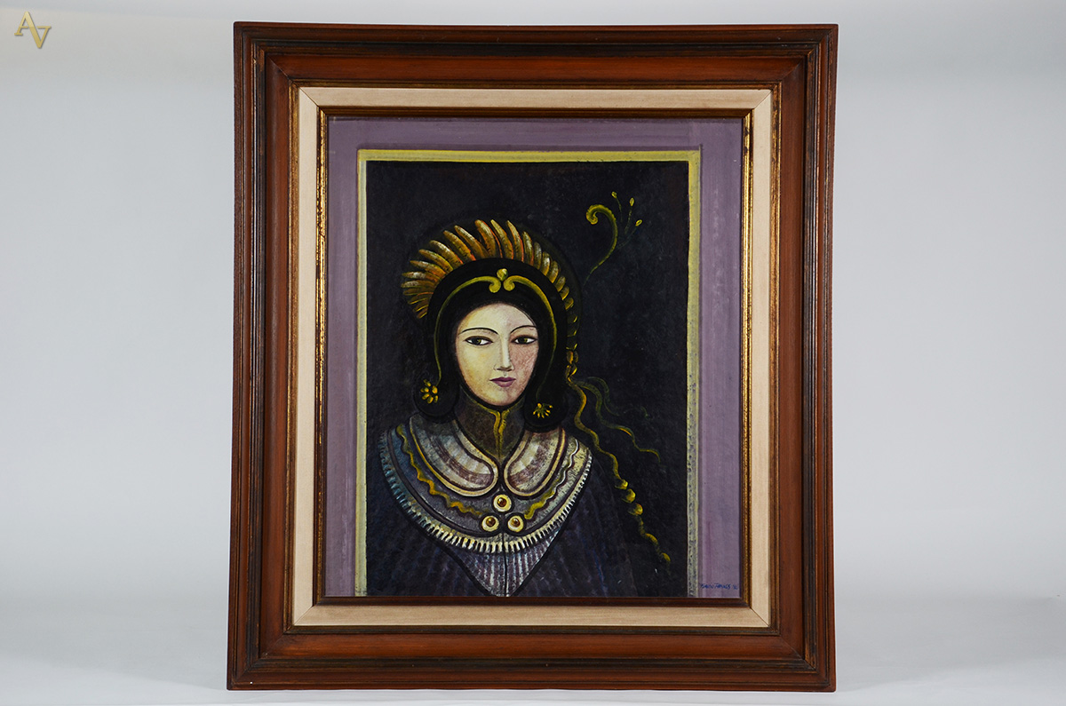 FLÁVIO TAVARES (1950) - Figura feminina - aquarela - 80 x 70 - datado... - foto 1 de 3