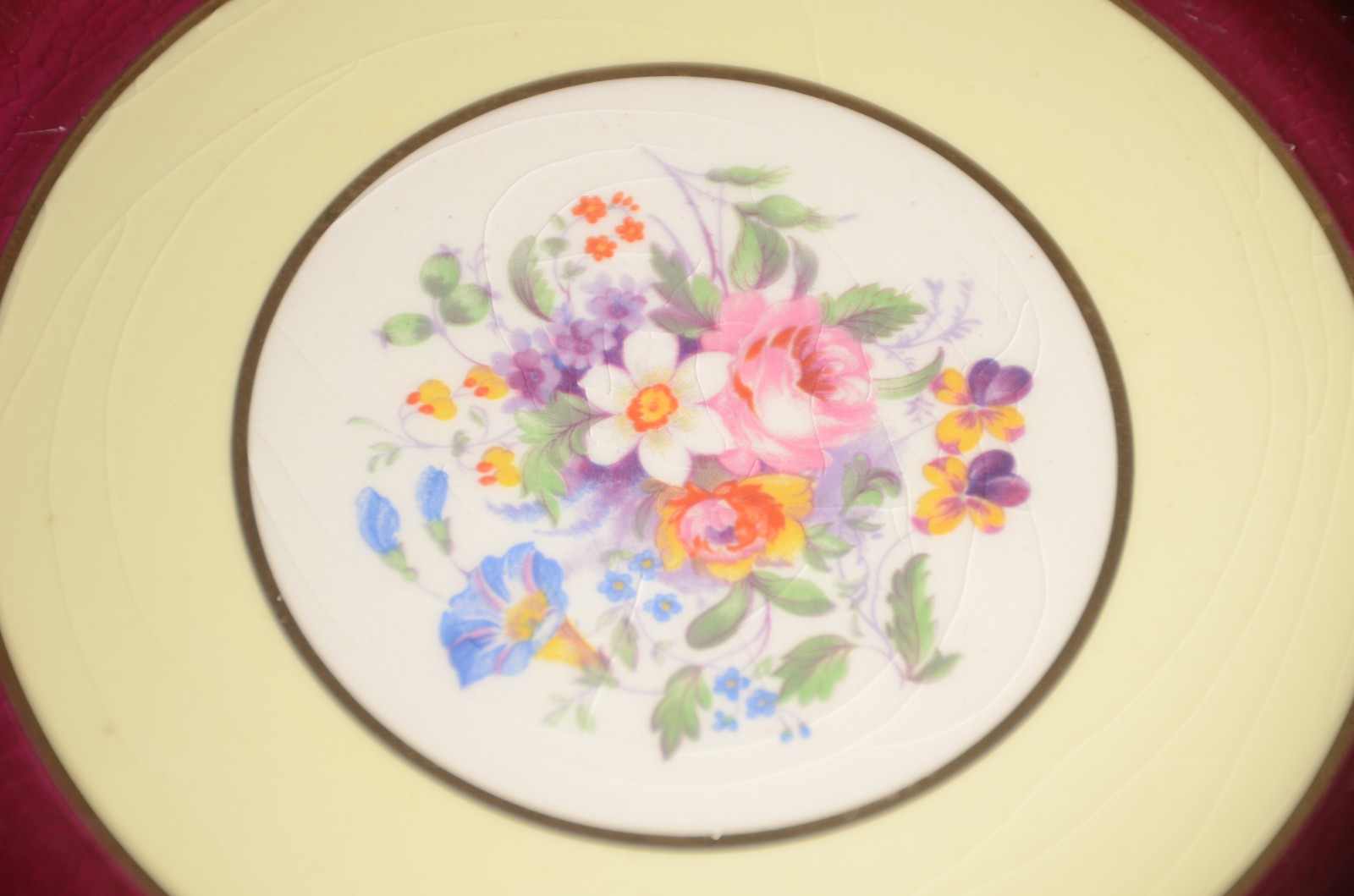 Conjunto com 11 pratos decorativos, sendo seis de porcelana tcheca... - foto 7 de 10