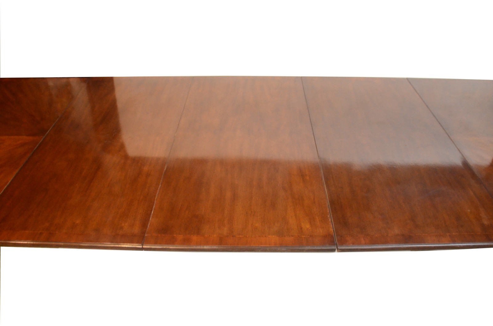 Mesa de jantar oval de madeira nobre com três tabuas extensoras (1,14... - foto 4 de 11