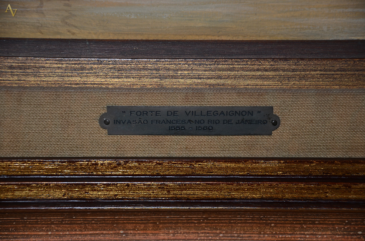 EDUARDO CAMÕES (1955) - Ilha de Villegaignon - ost - 30 x 70 - datado... - foto 4 de 5