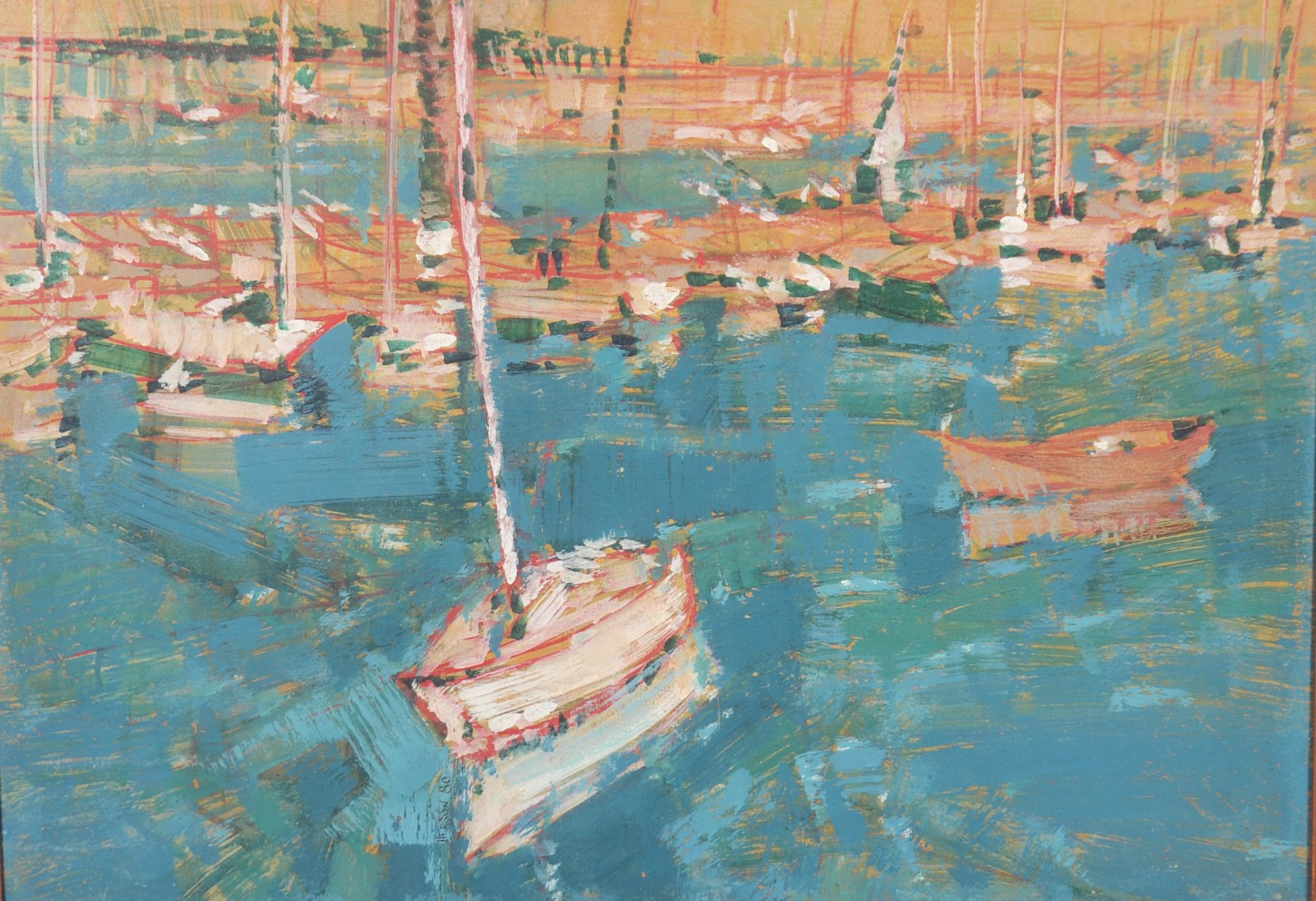 Marina com barcos - foto 1 de 4
