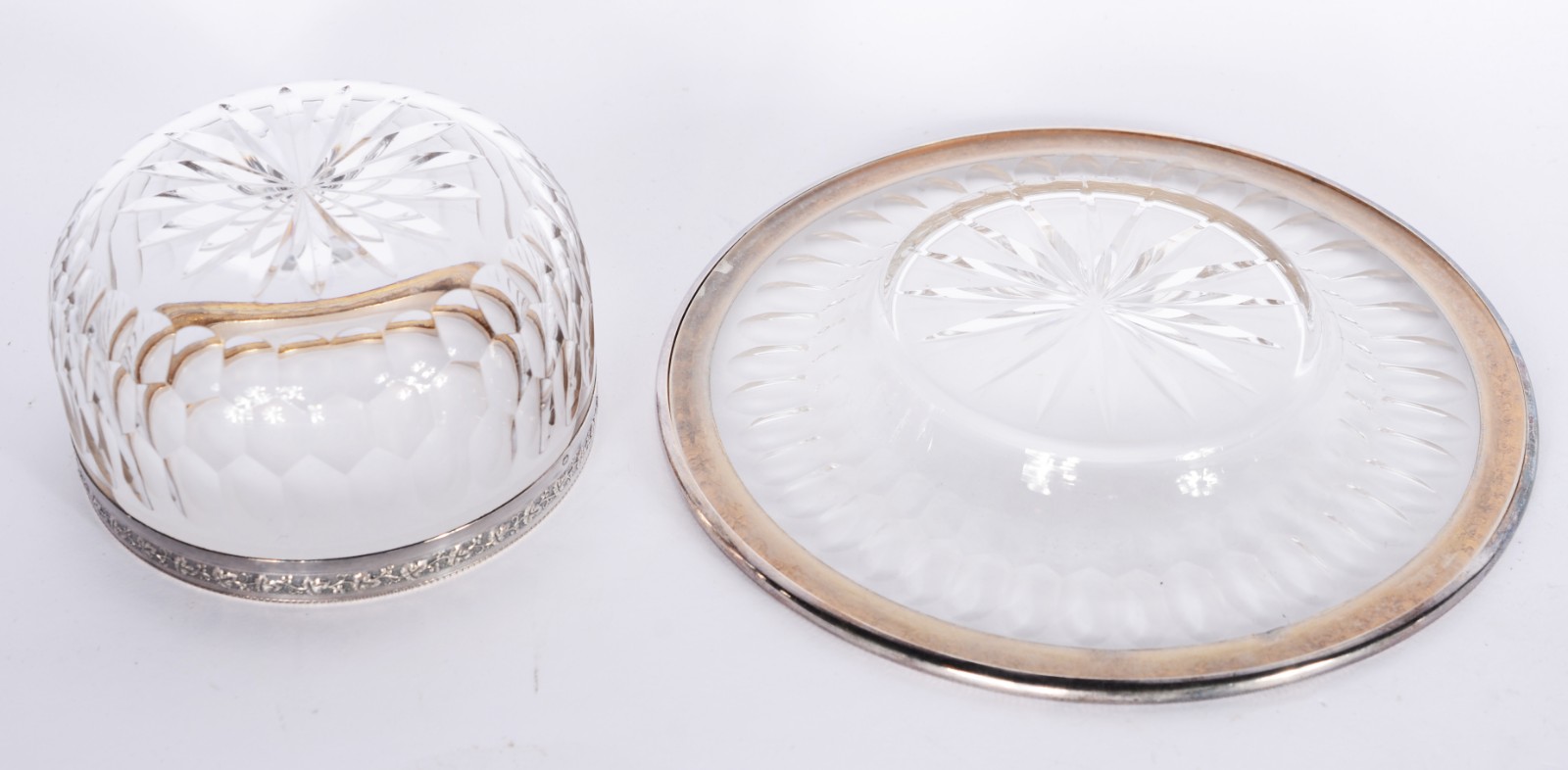 Conjunto com 8 lavandas com presentoir de cristal frances lapidado e... - foto 8 de 8