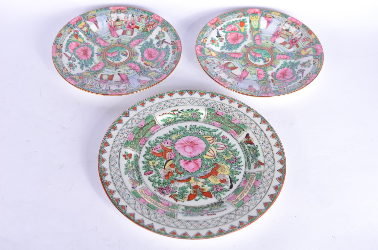 Serviço de chá e café de porcelana oriental, decorado com figuras de... - foto 7 de 11