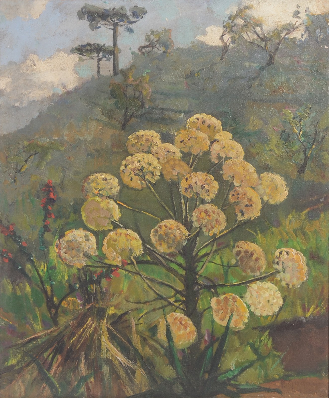 Paulo Gagarin (1885-1980), Paisagem com flores - foto 1 de 4
