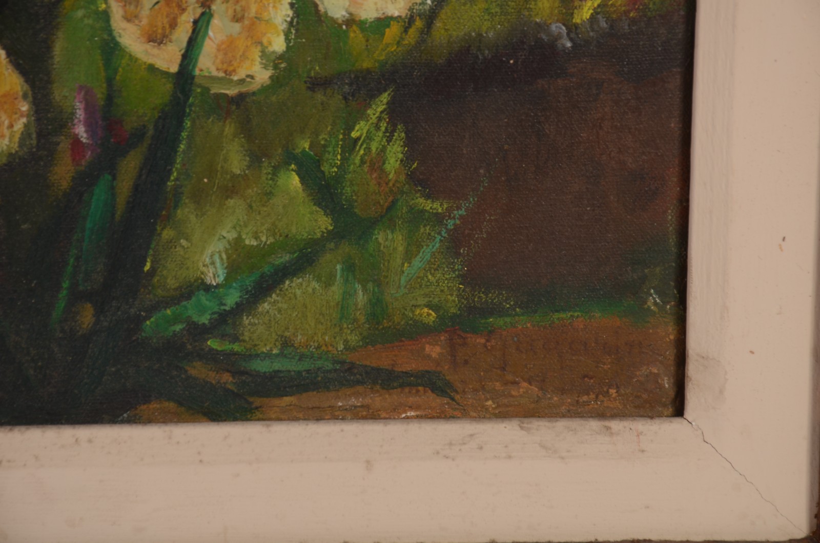 Paulo Gagarin (1885-1980), Paisagem com flores - foto 3 de 4