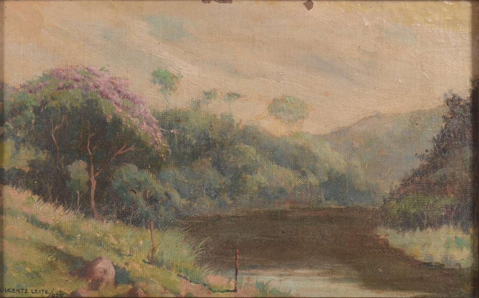 Vicente Leite (1900-1941), Paisagem com riacho - foto 1 de 6