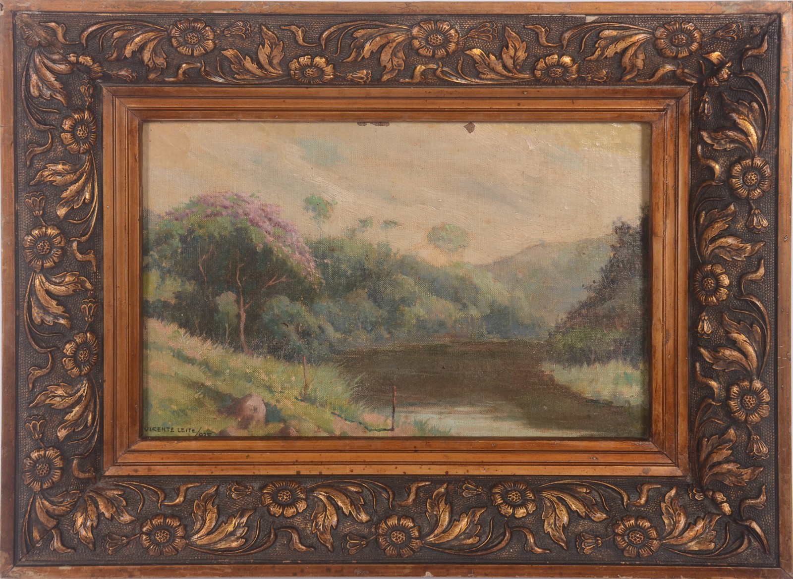 Vicente Leite (1900-1941), Paisagem com riacho - foto 2 de 6