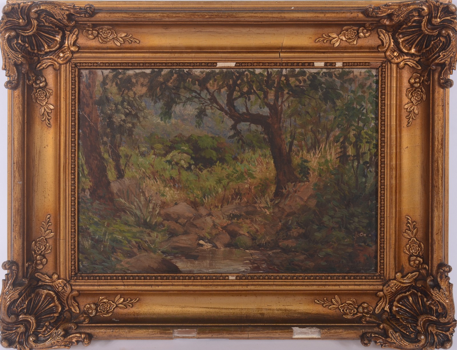 Vicente Leite (1900-1941), Paisagem com árvores - foto 2 de 4