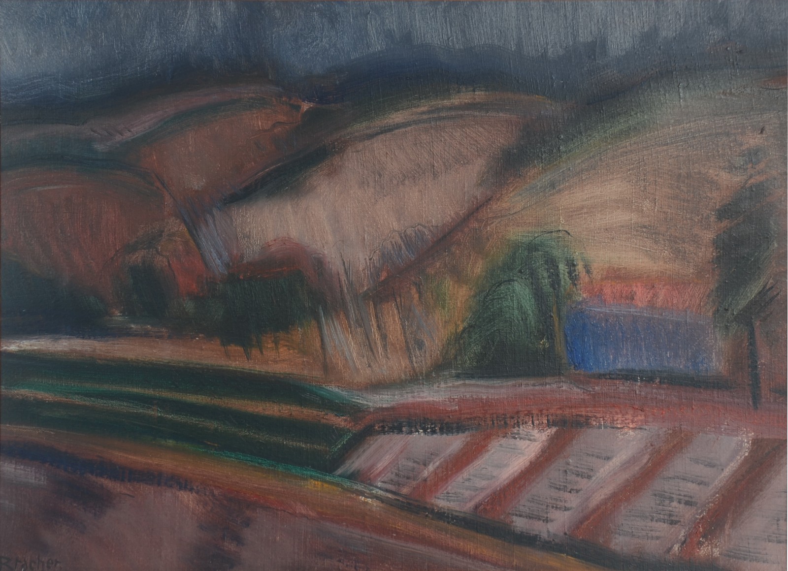 Carlos Bracher (1940), Paisagem Rural II - foto 1 de 5