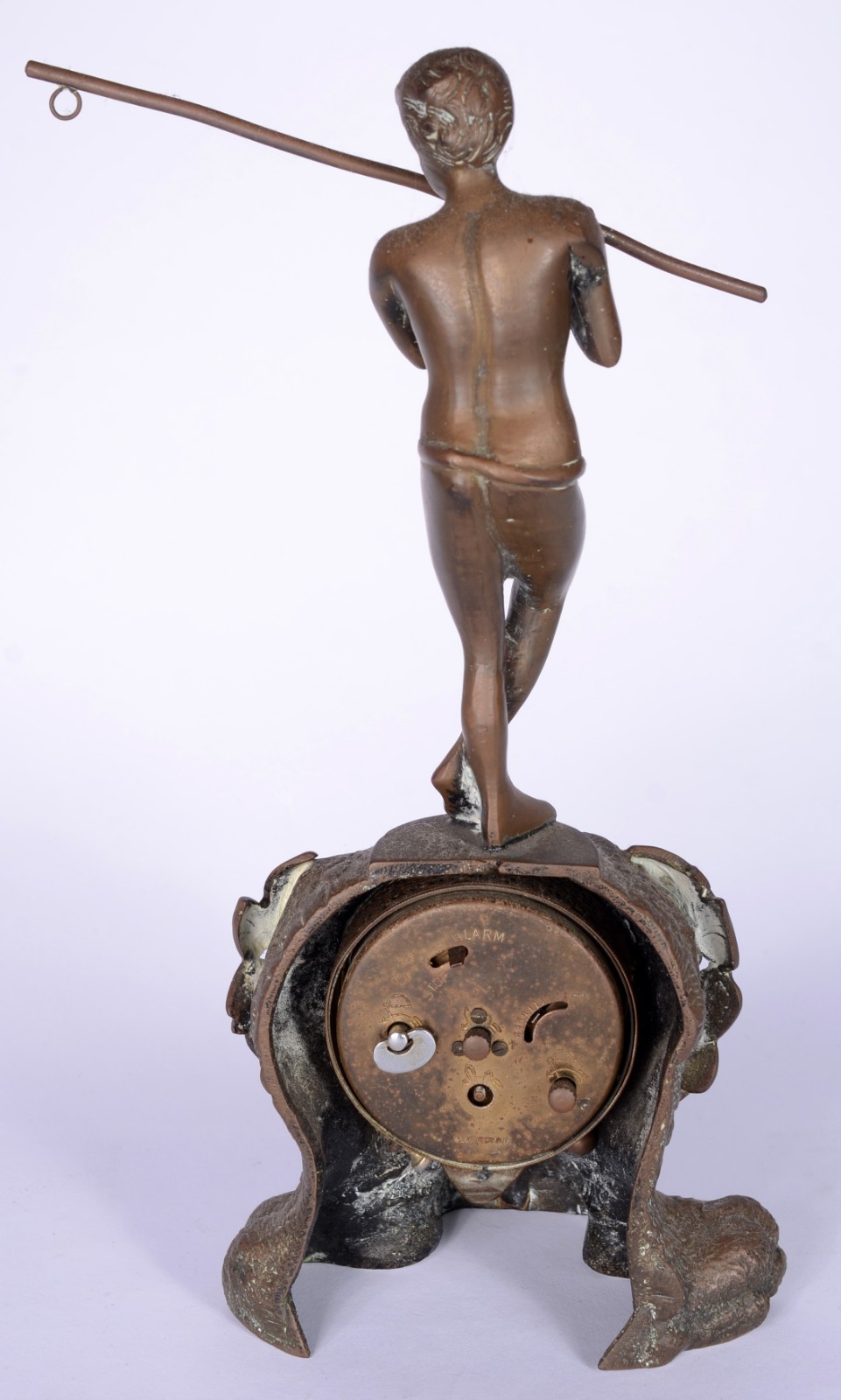 Diversas peças, sendo: relógio com escultura representando figura... - foto 9 de 9