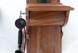 Telefone de parede de madeira nobre ,  ANKRIS M... - Telefone de parede de madeira nobre ,  ANKRIS Mexico .