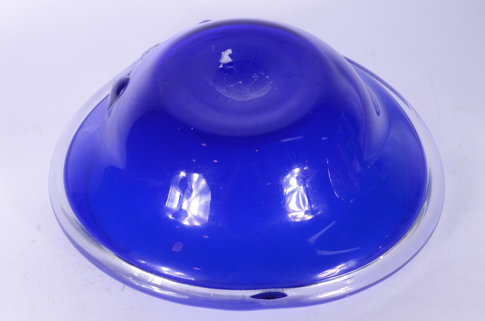 Centro de mesa de vidro decorativo na cor azul. - foto 6 de 6