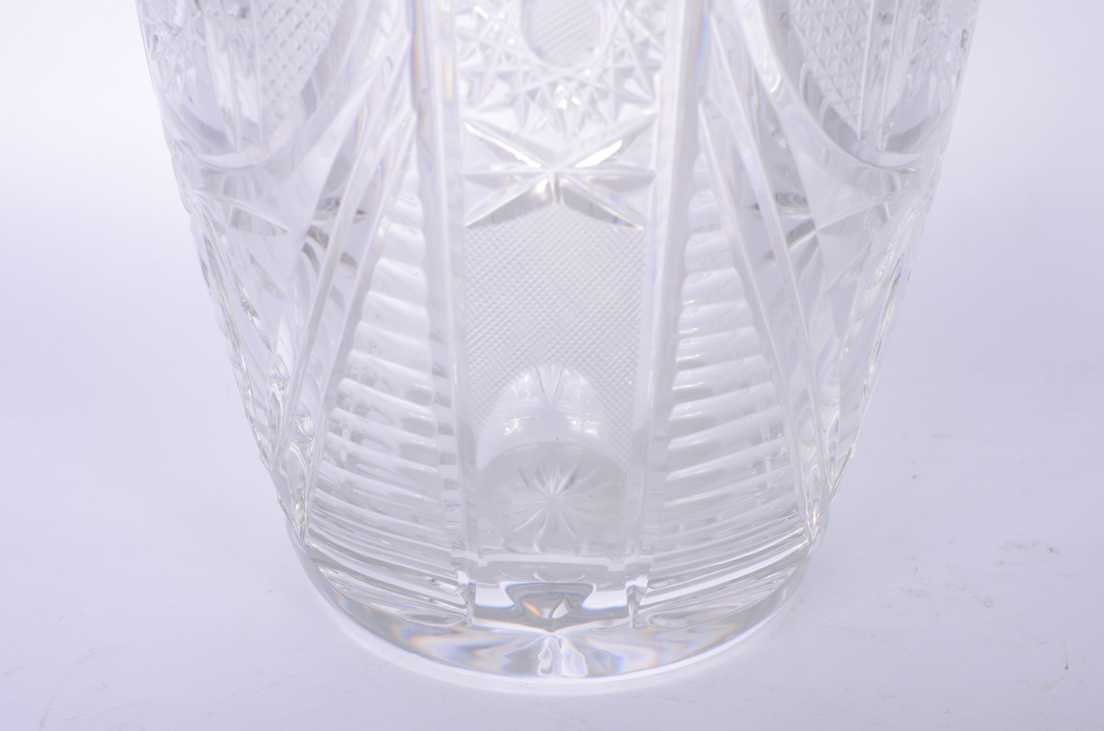 Vaso de cristal tcheco lapidado. - foto 4 de 8