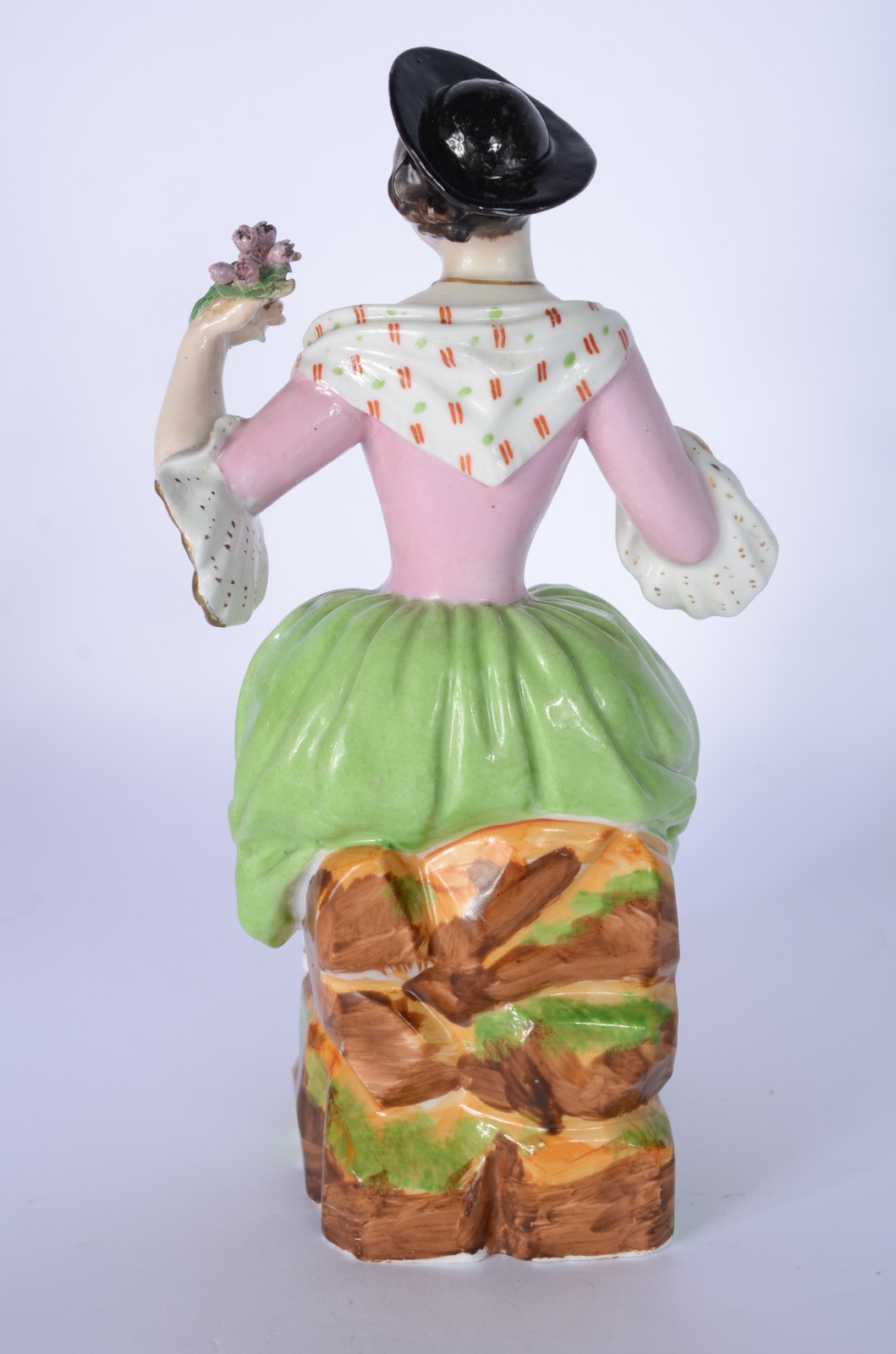 Escultura de porcelana francesa Jacob Petit representando dama com... - foto 5 de 8