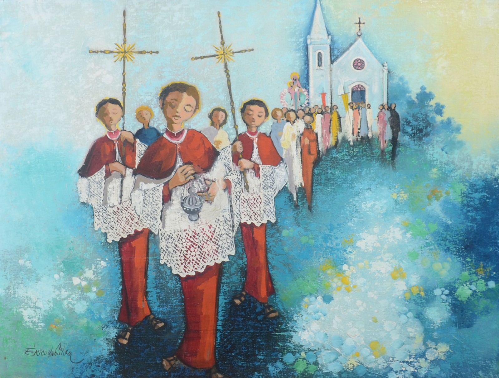 Érico da Silva (1932-2006), Manhã azul - foto 1 de 4