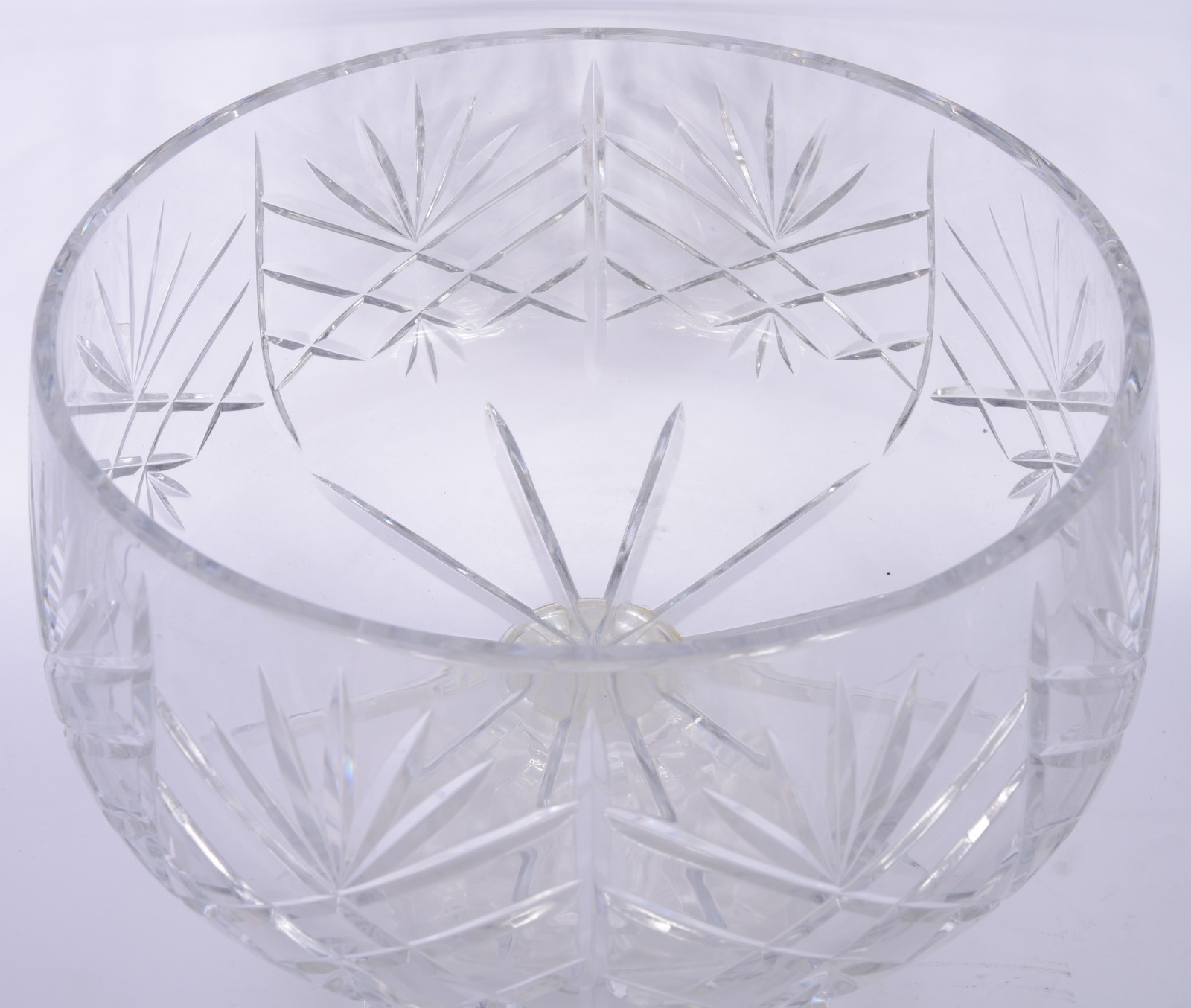 Três fruteiras de cristal tcheco lapidado. - foto 5 de 9