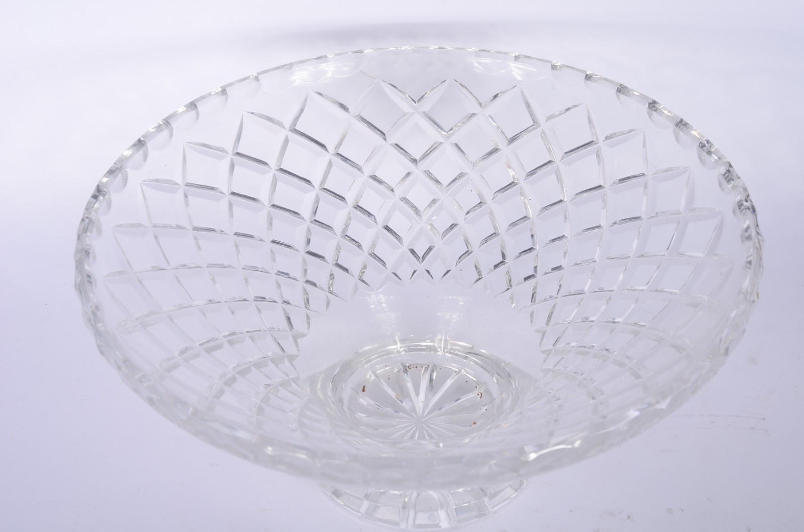 Três fruteiras de cristal tcheco lapidado. - foto 7 de 9