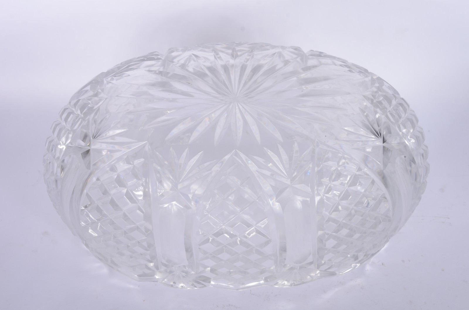 Três fruteiras de cristal tcheco lapidado. - foto 9 de 9