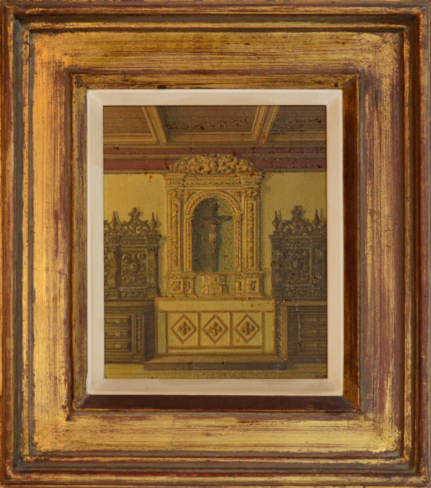 José Lima (1922-1987), Altar de Sacristia de Misericórdia - BA - foto 2 de 5