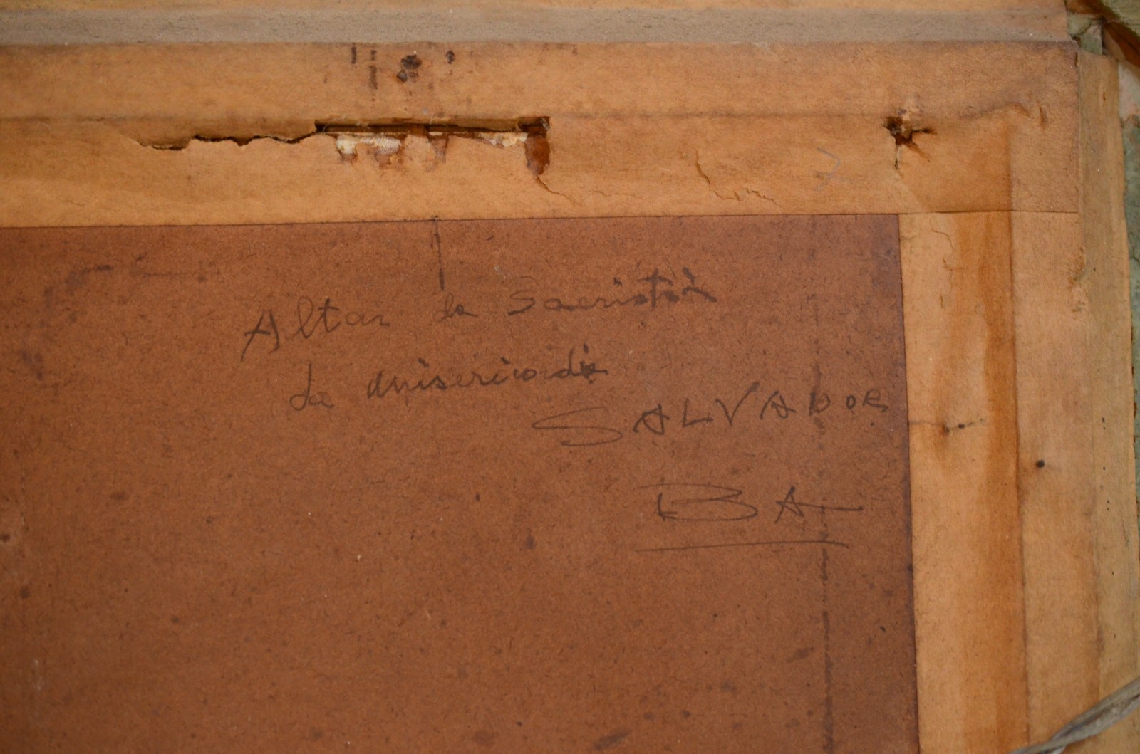 José Lima (1922-1987), Altar de Sacristia de Misericórdia - BA - foto 4 de 5