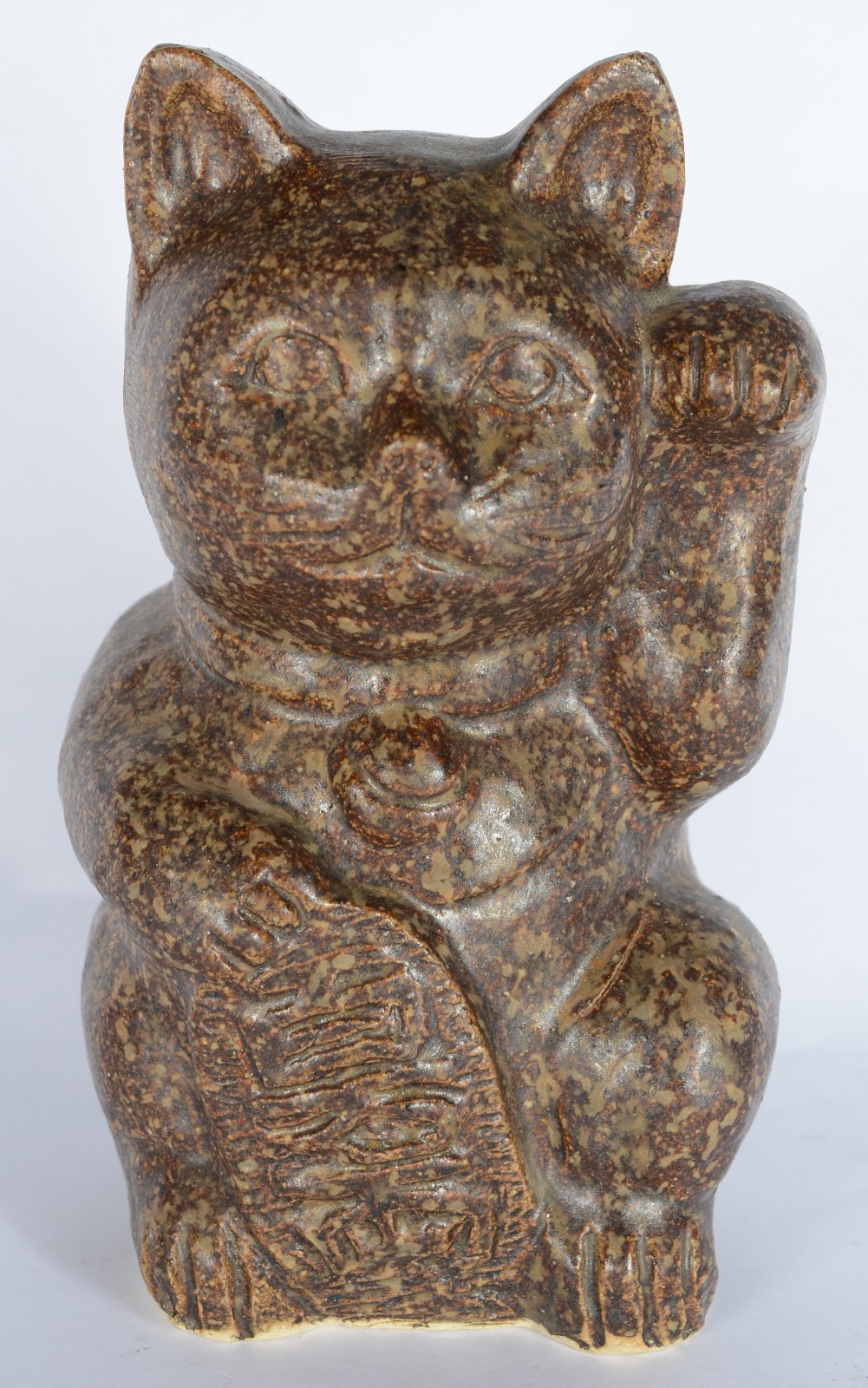 Escultura de cerâmica chinesa representando gato. - foto 2 de 6
