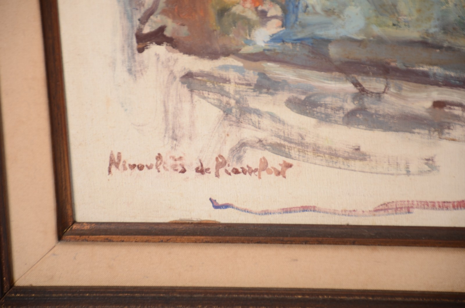 Nivouliès de Pierrefort (1879-1968), Paisagem Vista da janela - foto 3 de 5