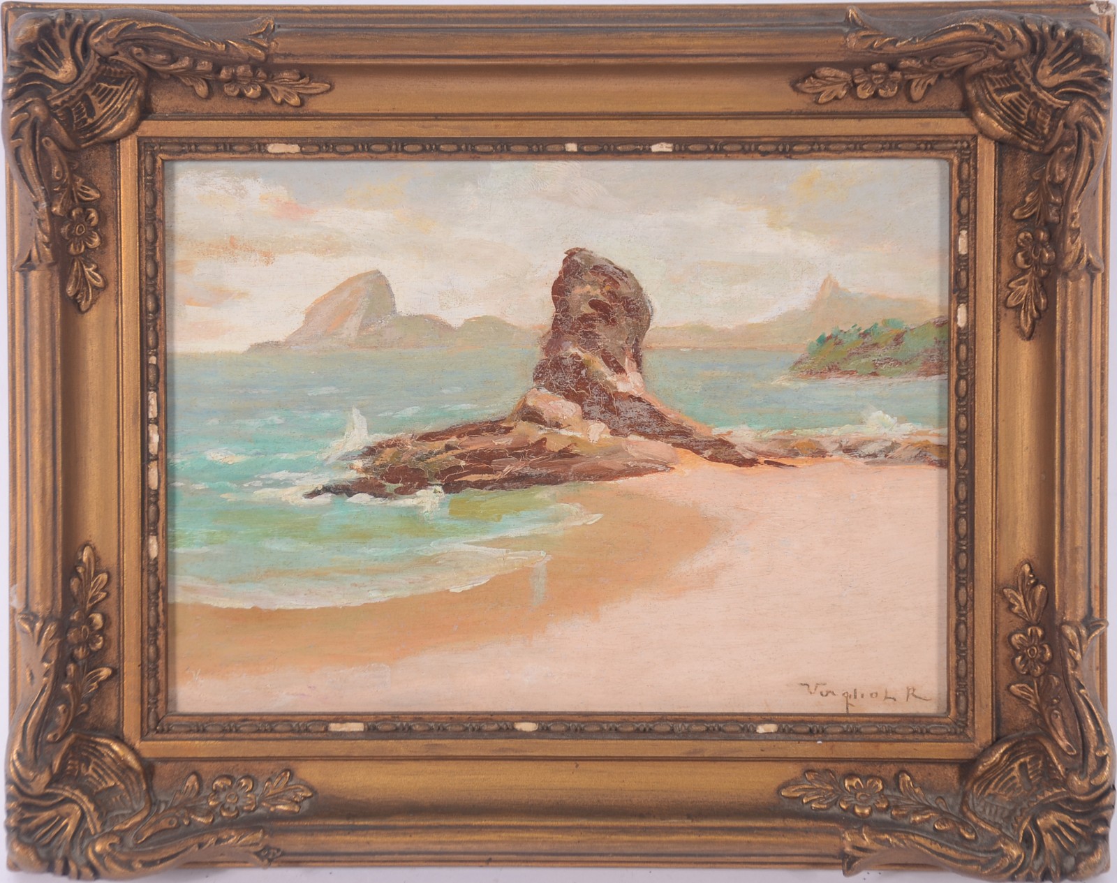 Virgílio Lopes Rodrigues (1863-1944), Pedra de Itapuca, Niteroi, RJ. - foto 2 de 5