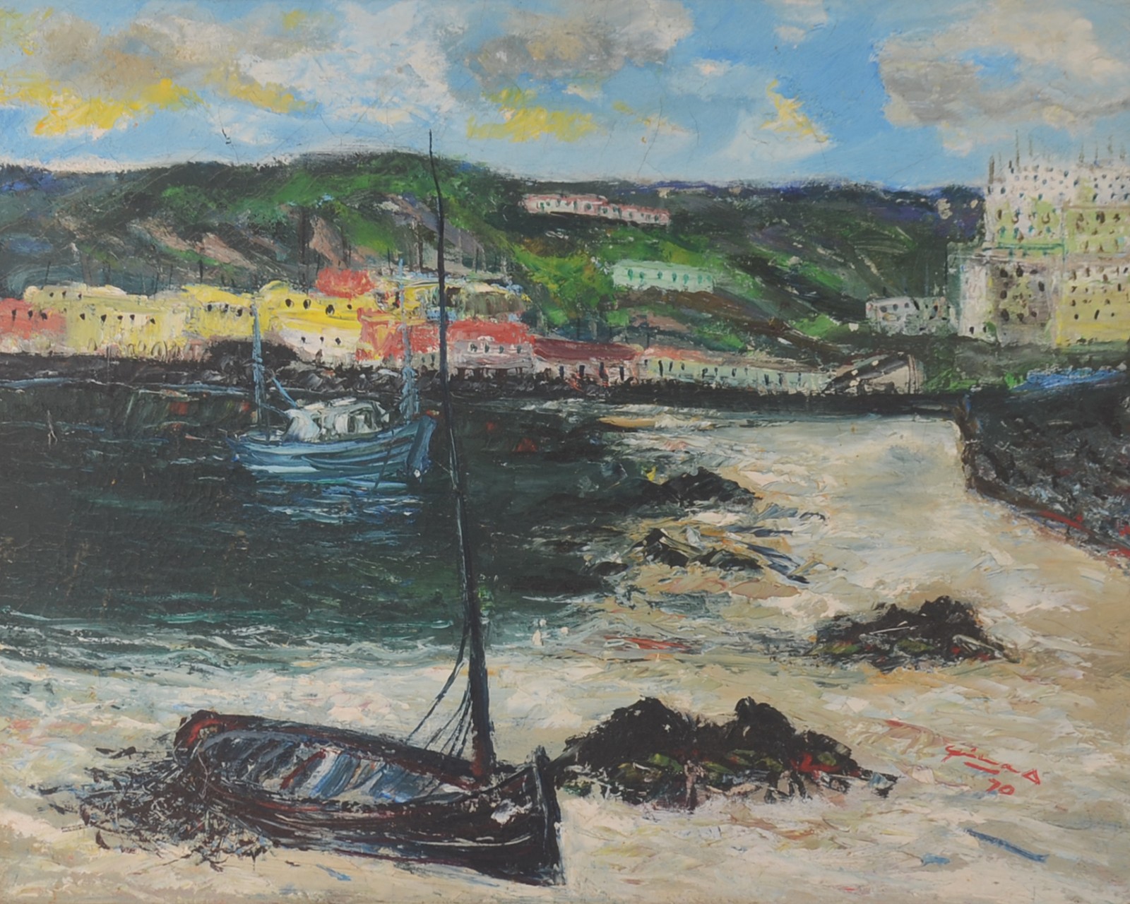 Guima (1927-1993), Marinha com barcos - foto 1 de 5