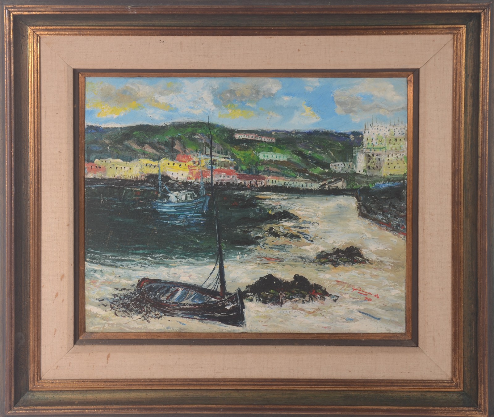 Guima (1927-1993), Marinha com barcos - foto 2 de 5