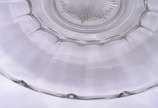 Grande prato para sobremesa de cristal europeu ... - Grande prato para sobremesa de cristal europeu lapidado.