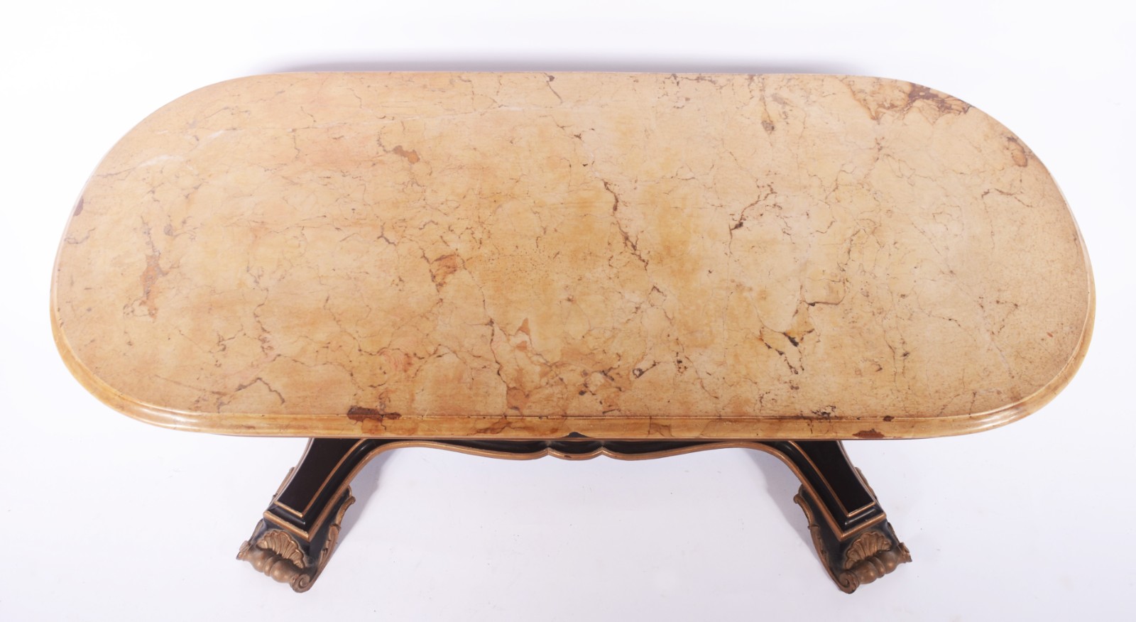 Conjunto de mesa de centro e par de laterais de madeira patinada... - foto 10 de 11