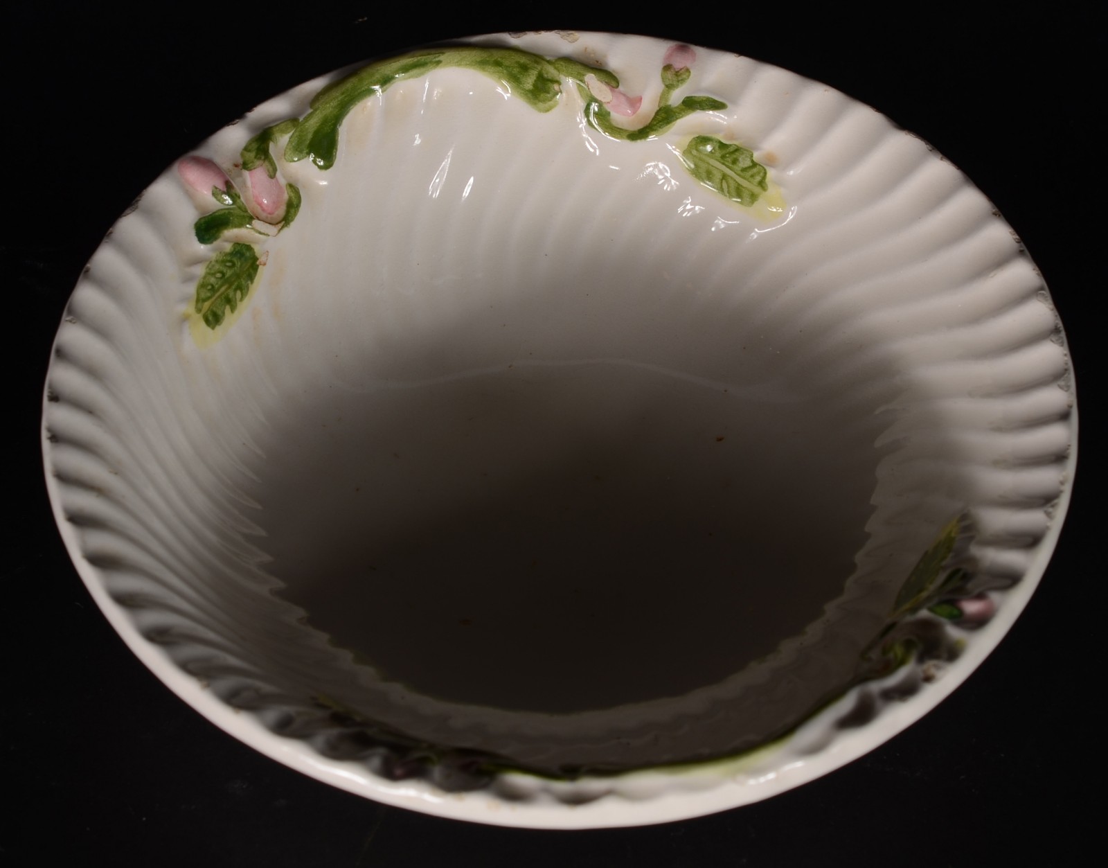 Serviço de jantar de cerâmica Weiss, borda com ramos verdes e rosa... - foto 6 de 9