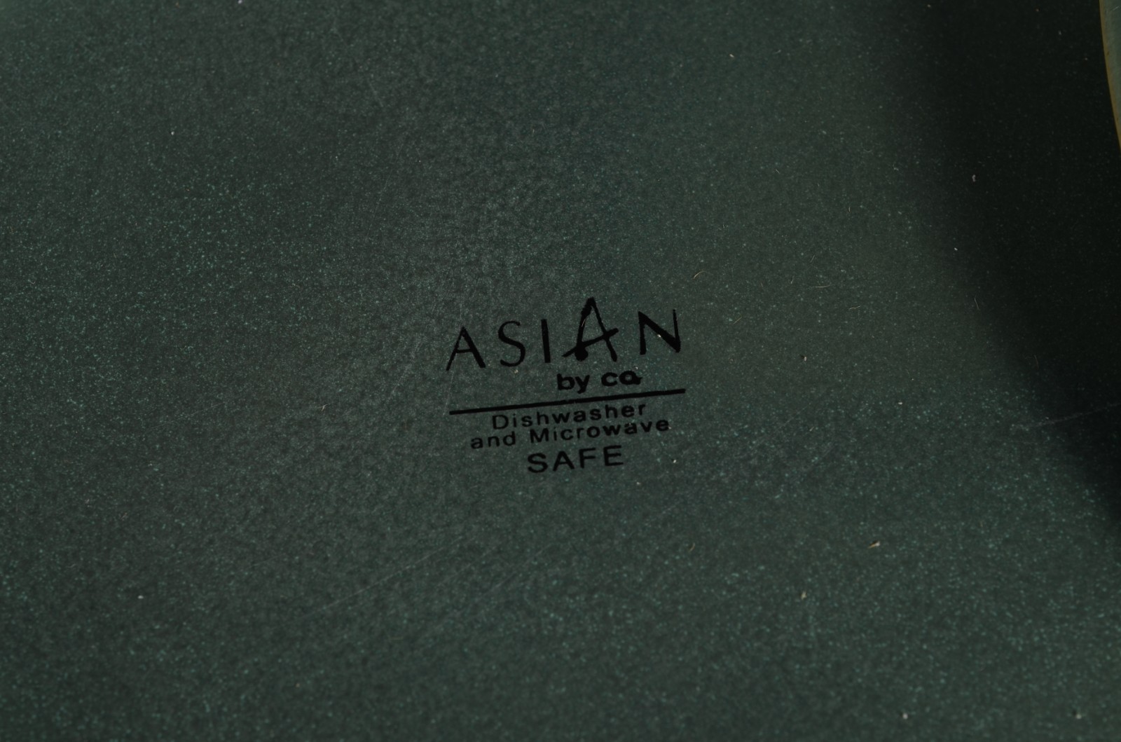Serviço de jantar "Asian" de cerâmica verde, composto de: 8 pratos... - foto 8 de 8