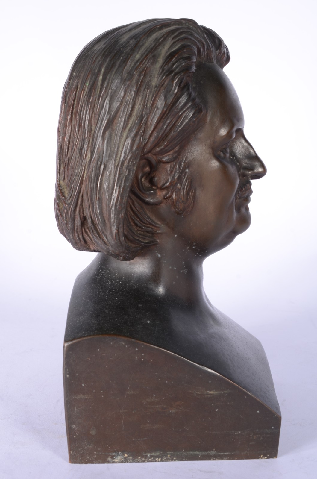 Busto de bronze "Balzac", assinado David Dangers e datado 1844... - foto 4 de 8