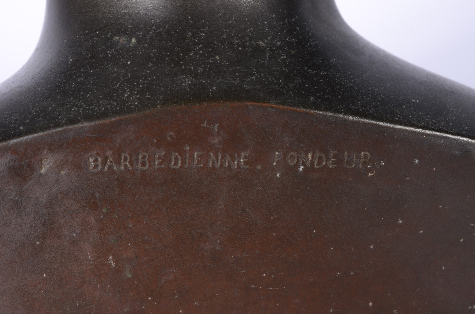 Busto de bronze "Balzac", assinado David Dangers e datado 1844... - foto 7 de 8