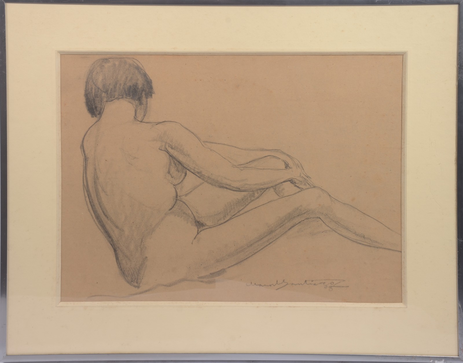 Manoel Santiago (1897-1987), Nu feminino - foto 2 de 4