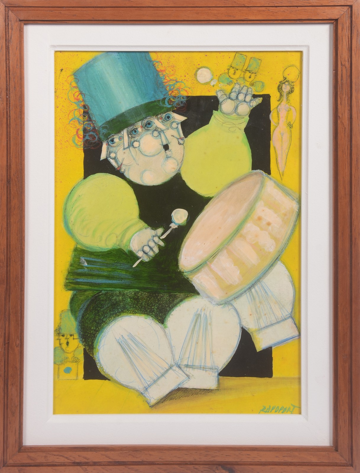 Alexandre Rapoport (1929), Figura com tambor - foto 2 de 4