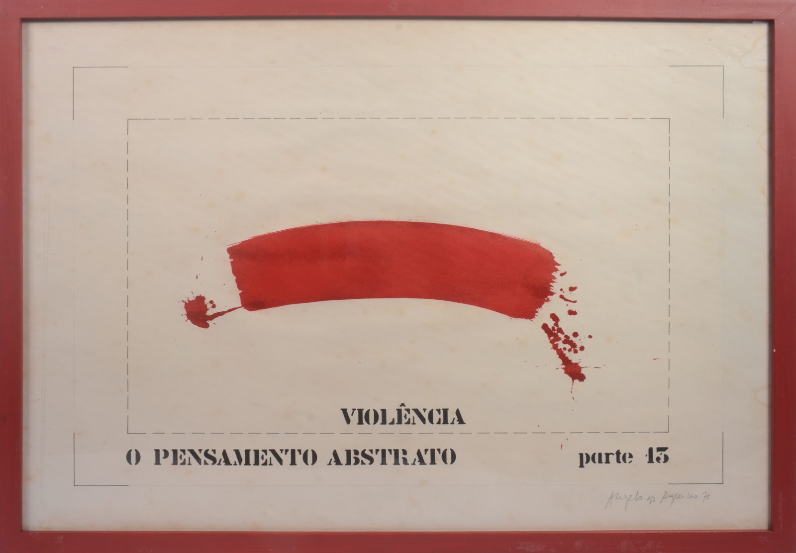 Angelo de Aquino (1945-2007), Violência - O Pensamento Abstrato - foto 2 de 7