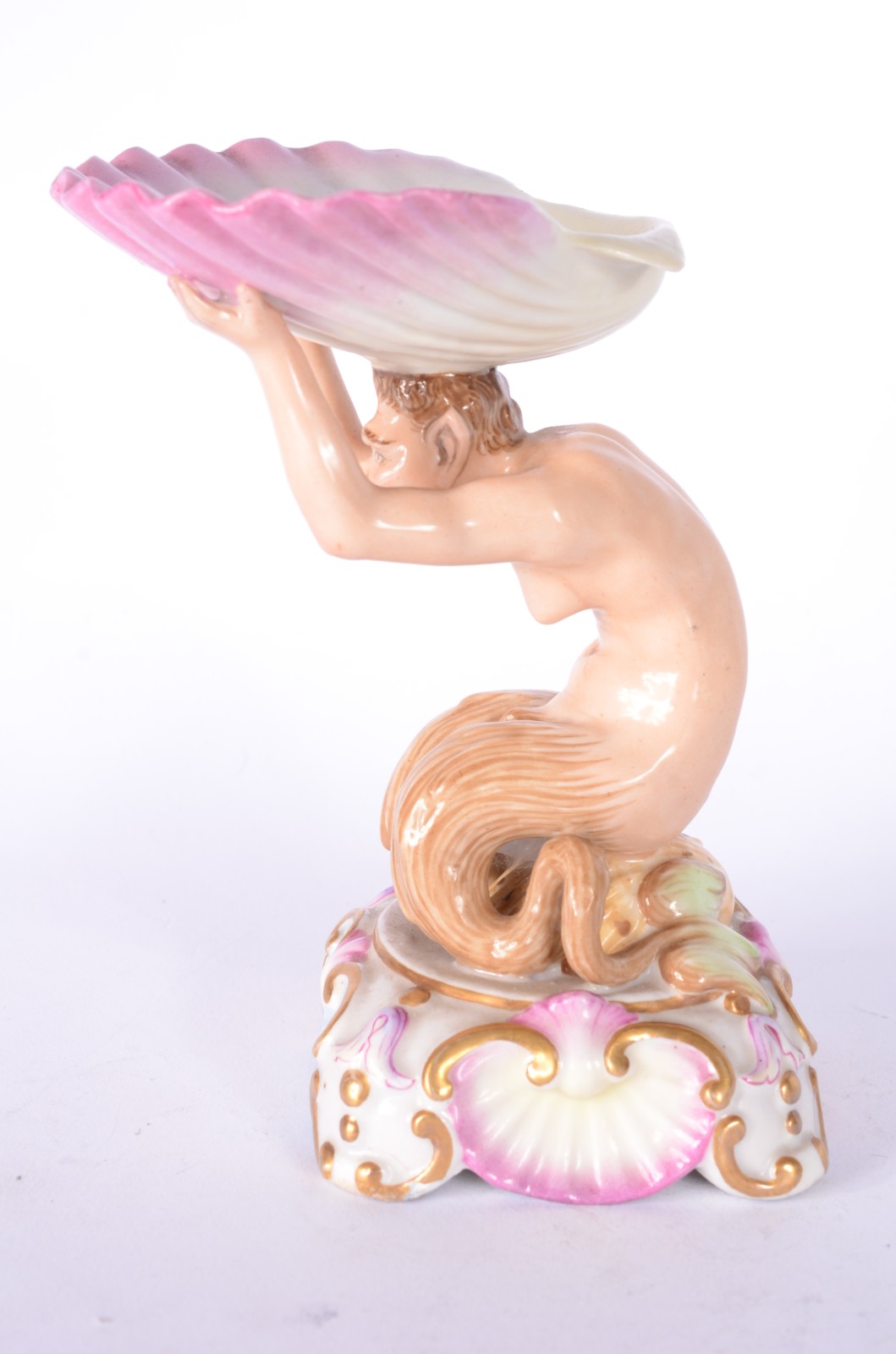 Duas peças de porcelana, sendo: bule decorado com cachos de uvas e... - foto 8 de 11
