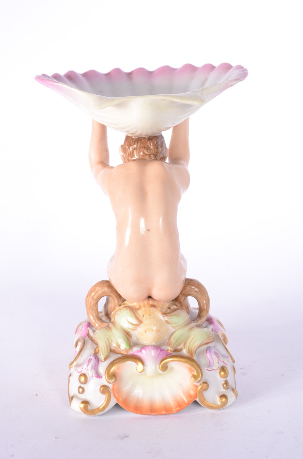 Duas peças de porcelana, sendo: bule decorado com cachos de uvas e... - foto 9 de 11