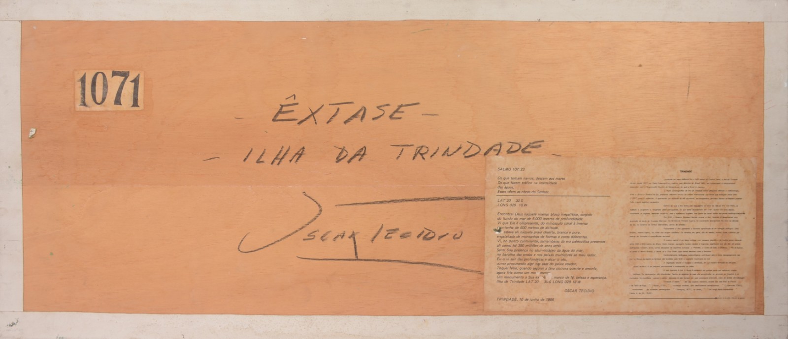 Oscar Tecídio (1926-1995), Extase - foto 3 de 5