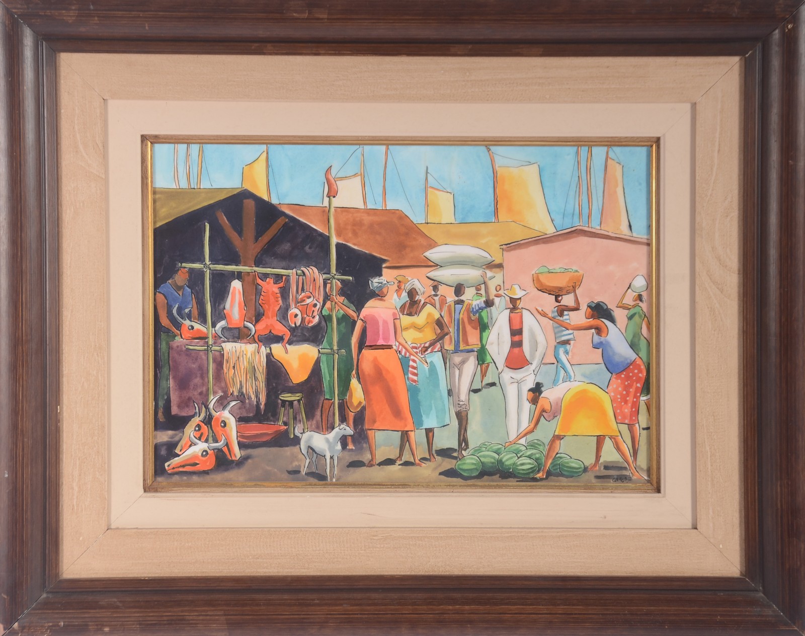 Hector Carybé (1911-1997), Feira - foto 2 de 5