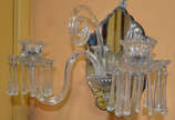 Aplique para duas luzes de cristal - Aplique para duas luzes de cristal