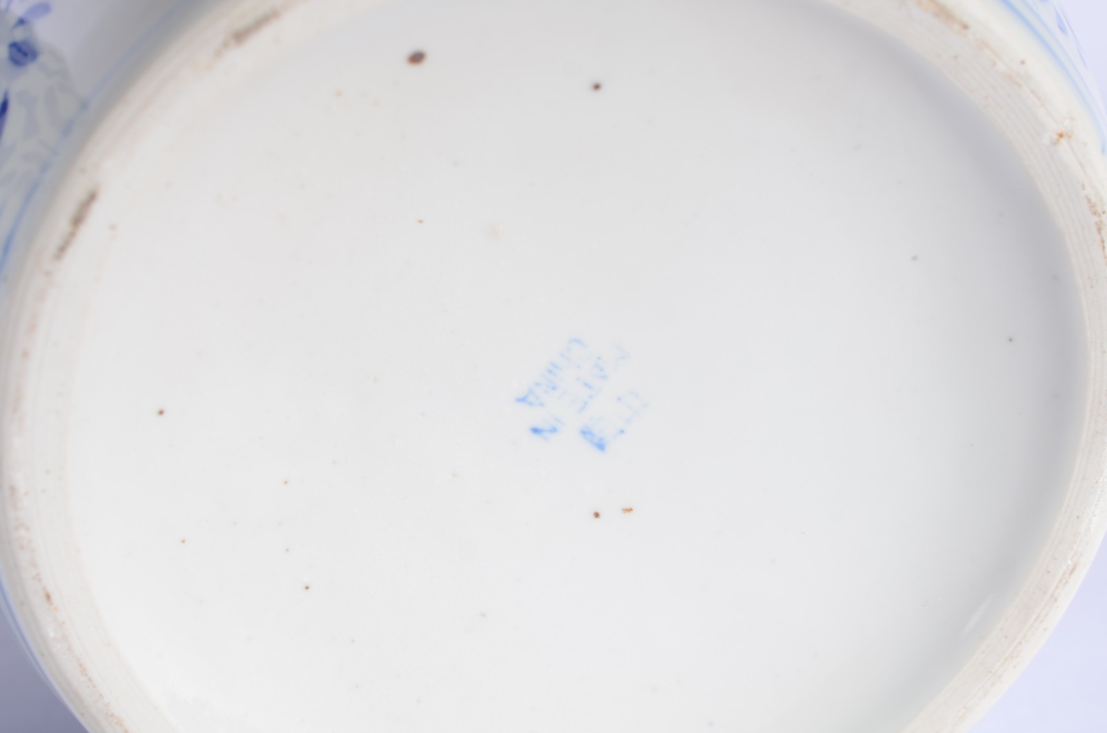 Três potiches de porcelana chinesa azul e branca. - foto 7 de 7