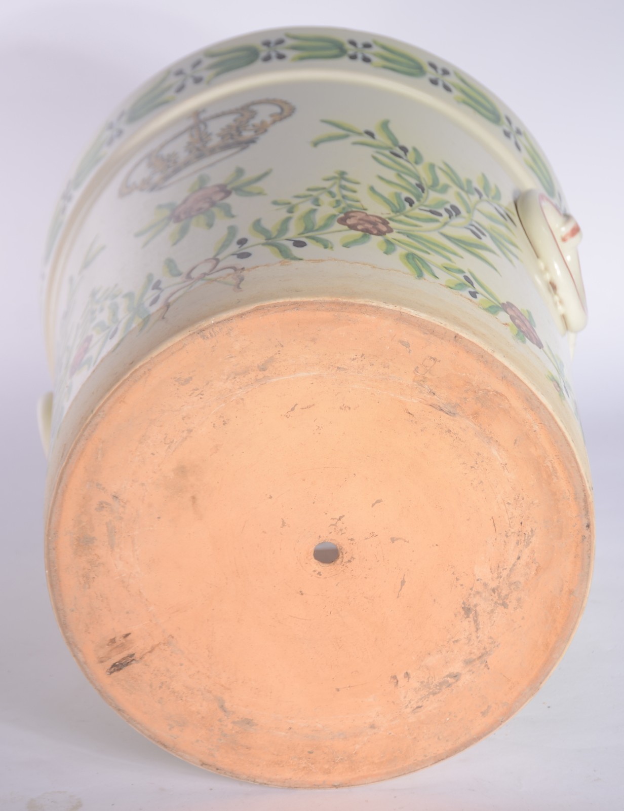 Vaso com prato de cerâmica portuguesa - Lisboa - V.L. - foto 9 de 9