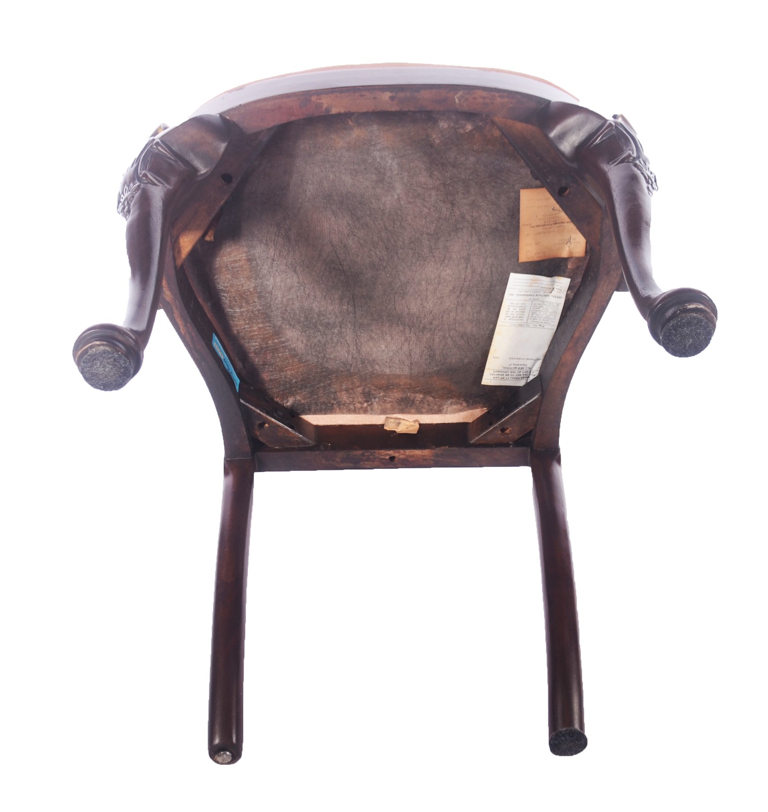 Mesa de jantar oval de madeira nobre com três tabuas extensoras (1,14... - foto 10 de 11