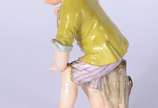 Meissen (1708),  - Escultura de porcelana alemã de Meissen representando pequeno jardineiro.
