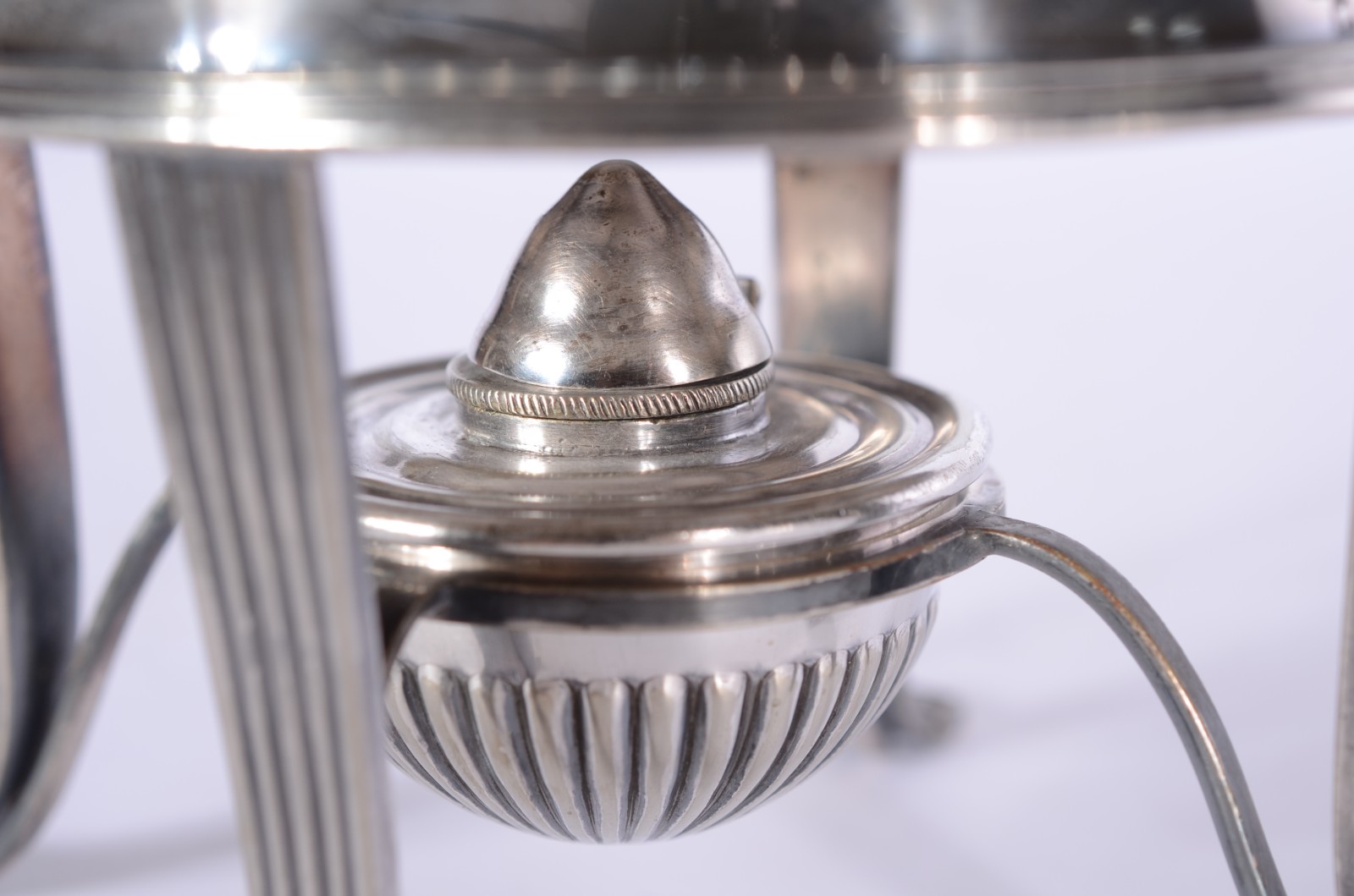 Samovar de metal prateado, estilo inglês. - foto 10 de 10