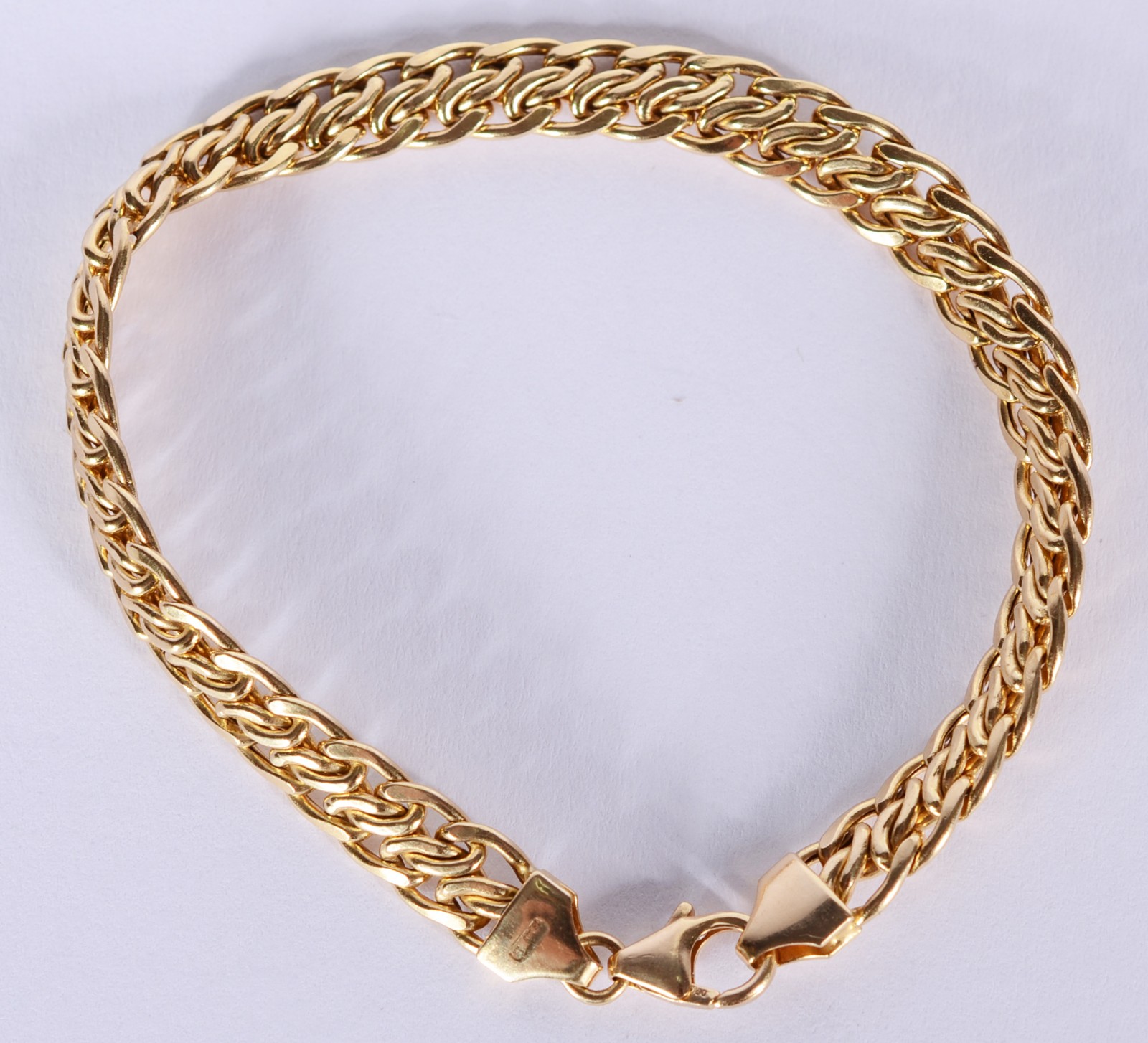 Pulseira de ouro 18 k., contraste 750 mls. (Por motivos de segurança... - foto 1 de 7
