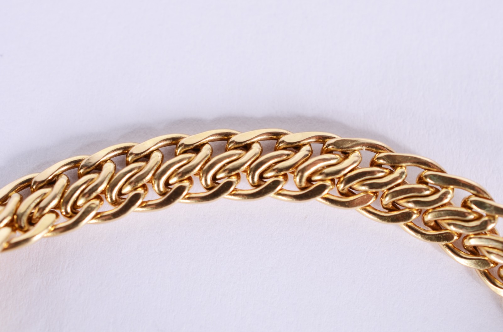 Pulseira de ouro 18 k., contraste 750 mls. (Por motivos de segurança... - foto 2 de 7